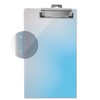Officemate Transparent Plastic Clipboard with 12-Inch Ruler, Letter Size, Low