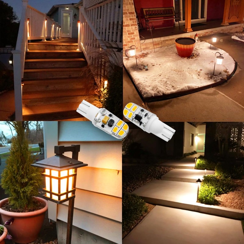 KAKEMONO T5 T10 Wedge Base 2W LED Bulb for 12V