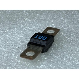 Generic Littelfuse MIDI Bolt-Down Fuse 100A, 498 Series, 32VDC, Time Delay, 0498100.M - Pack of 2