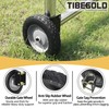 TIBEGOLD 8 Inch Gate Wheel Heavy Duty Rubber Gate Caster,