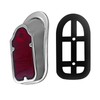 FATECIM Motorcycle LED Tombstone Tail Light Rear Brake Lamp Stop