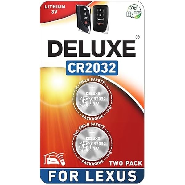 Key Fob Replacement Batteries for Lexus RX ES NX IS