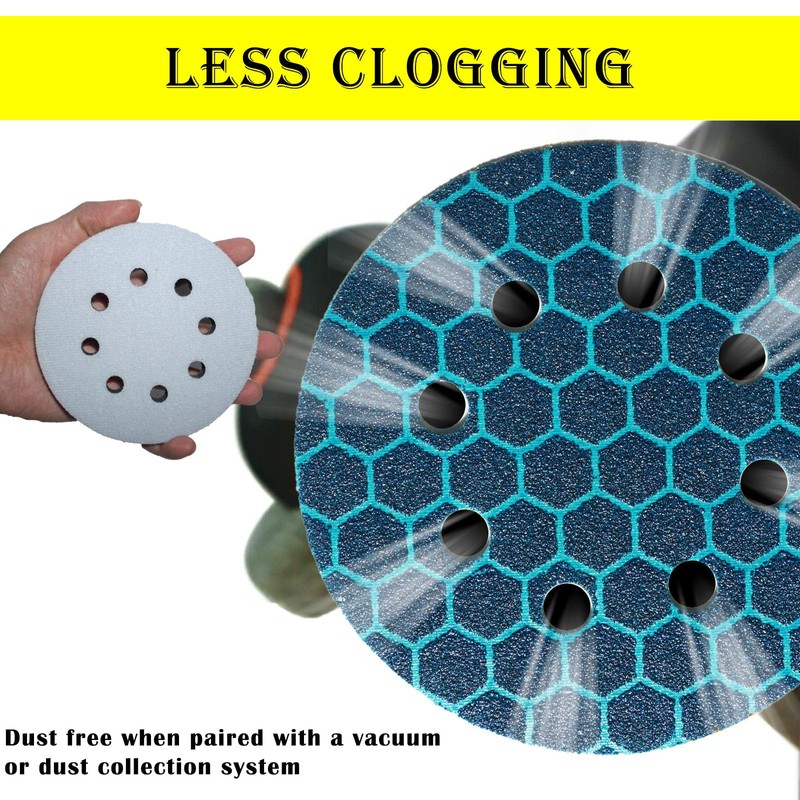 Crossarctic 5 Inch 8 Holes Soft Density Interface Pads Hook