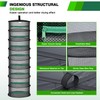 Yesker 8 Layer Herb Drying Rack Hanging Mesh Net Foldable
