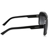 Carrera CA33/S Pilot Sunglasses, Black Cry Grey Frame/Dkgray Gradient Lens,
