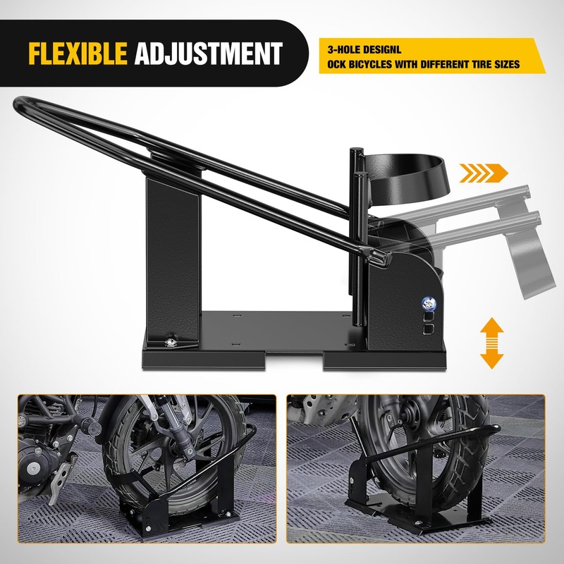 Nilight Motorcycle Wheel Chock 1800 lbs Capacity Wheel Cradle Holder