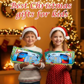 Frontoytall Shark Toy & Deep Sea Creatures Ocean Animal Toys with Truck Cars, 18 Piece Educational Playset for Kids Ages 3+ Years Old, Indoor & Outdoor Play, Preschool Learning for Boys Girls