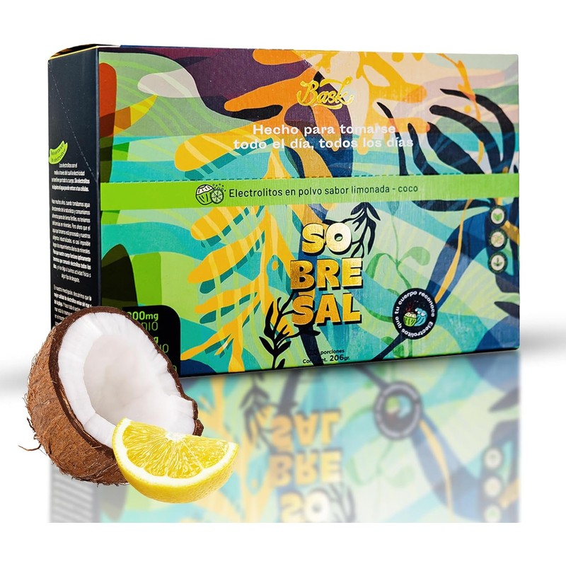 Electrolitos en Polvo con Sabor Bask Caja de 20 Sobres