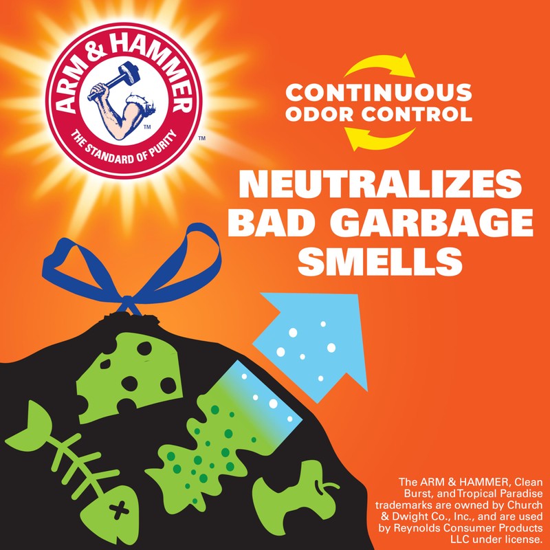 Hefty Trash Bags, 13 Gallon, Clean Burst | Ultra Strong