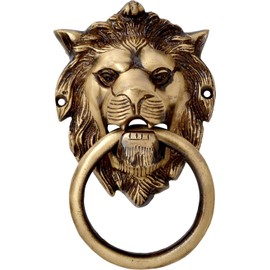 Brass Lion Mouth Door Knocker