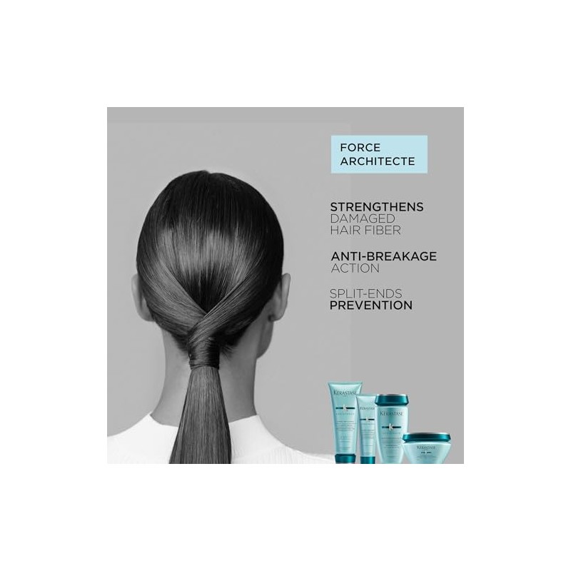 Kérastase Resistance, Daily Strengthening Shampoo, For Brittle, Damaged Hair &