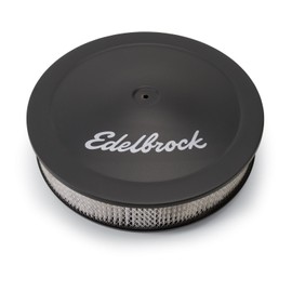Edelbrock Edelbrock 1223 Pro-Flo Black Finish 3" Round Air Filter Element with 14" Diameter