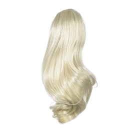 Love Hair Extensions Percilla Drawstring Synthetic Hair Ponytail Colour 613 Cream Blonde 16 -inch