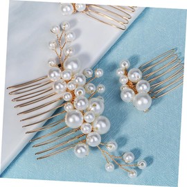 Healvian 3pcs Vintage Hair Comb Brides Elegant Decorative Combs for Prom and Weddings Aesthetic Hair Accessories for Special Occasions