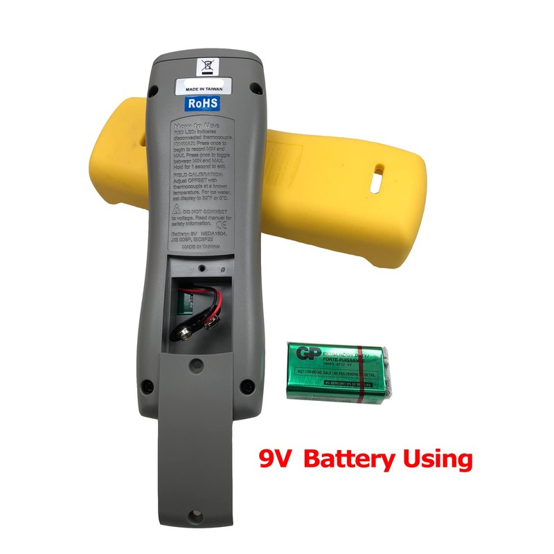 TECPEL DTM-305B digital Single input Thermometer with type k bead