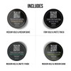 TRENDSTARTER - Men's Premium Hair Styling Sample Pack - Matte