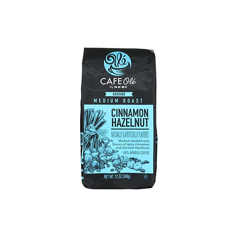 HEB Cafe Ole Cinnamon Hazelnut Medium Roast Ground Coffee (Pack