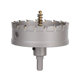 Vearter TCT Hole Saw 98mm Carbide Drill Bit with Pilot Drill Bit for Carbide, Stainless Steel, Mild Steel, Aluminum Alloy, Copper, Iron, Plastic and Fiberglass