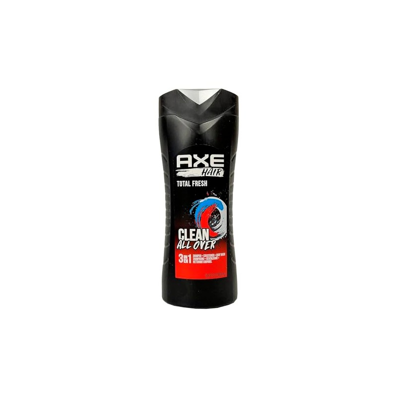AXE Champú 3 In 1 Total Fresh, color negro, 1
