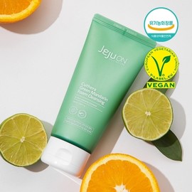 Organic Foam Cleansing Vitamin C Natural Face Wash Jeju On Green Tangerine / 유기농 폼클렌징 비타민C 천연 세안제 제주온 풋귤