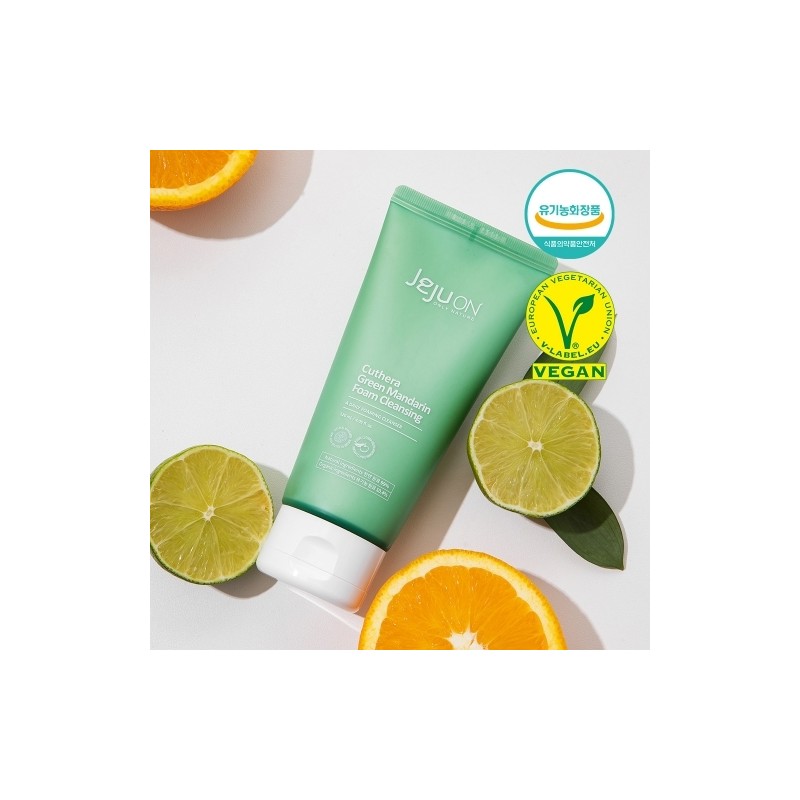 Organic Foam Cleansing Vitamin C Natural Face Wash Jeju On