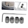 Mobestech 4pcs Tire Valve Stem Caps Anti-leak Design for Car