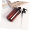 WOONEKY Portable Travel Pump Bottles 250ml Empty Shampoo Container for