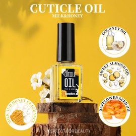 Teenitor Teenitor Nail Soaking Bowl, Soak Off Gel Polish Dip Powder Remover, Manicure Bowl for Hand, Cuticle Remover Tools, Nail Brush Cuticle Pusher,Cuticle Oil Cuticle Peeler,Nail File Buffer Milk and Honey