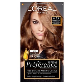 L'Oréal Preference Infinia Hair Dye, 6.35 Havana Golden Mahogany Light Brown Pack of 3