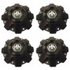 4 Pcs Black MM Mayhem Wheel Center Hub Cap #C108040B01