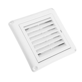 DOITOOL Exhaust Air Vent Covers Square Vent Cover Plastic Louver Air Outlet Bird Guard Easy Installation