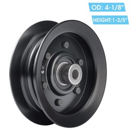 Saiyugty 3 Pack 106-2175 132-9420 Idler Pulley Compatible for Toro Exmark Part 32" 38" 42" 50" 54" Lawn Tractor Deck Quest E-Series S-Series Timecutter, Black