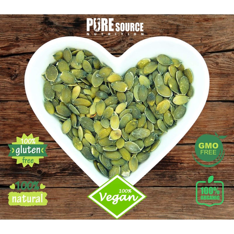 PSN Organic Vegan Pumpkin Seeds 500G RAW - GMO Free