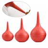 HEALLILY 3 Pieces Rubber Crimp Ear Syringe Ball Laboratory Tool