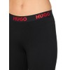 HUGO, Sporty Logo Leggings, Black Leather, S