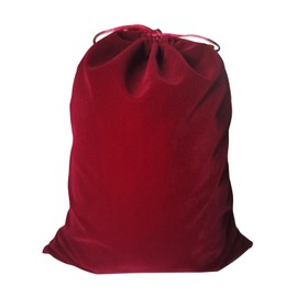 X-Large Burgundy Velvet Cremains Urn Bag for Human Ashes - For Use Inside the Urn - Size 12" X 16" (380 Cubic Inches Capacity) - Includes a Resealable PE Material Ashes Storage Bag (Burgundy, X-Large)
