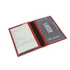 Credit Card Holder LEAS, Genuine Leather, red - ''LEAS Card-Collection''