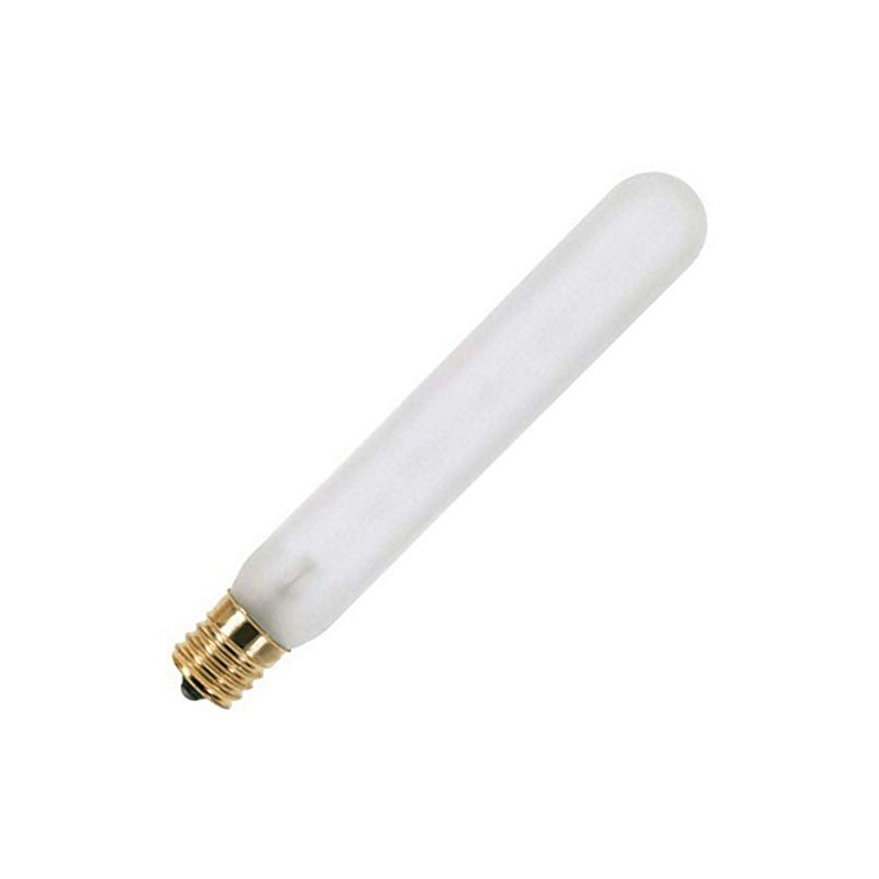 Satco S3223 130V Intermediate Base 25-Watt T6.5 Light Bulb, Frosted