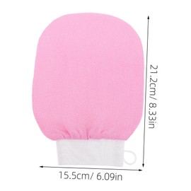 DECHOUS 2Pcs Exfoliating Mitt Body Scrubber Gloves for Deep Skin Cleansing Shower Bath Use Gentle Exfoliation for Arms Legs and Back Safe Reusable Design for Home and Hotel