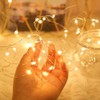 Guirnalda de Luces con Pilas,（30pcs/2m/20LED)，Blanca Cálida para Navidad/Boda/Dormitorio