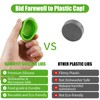 GAWBYET Silicone Milk Bottle Caps,48mm Diameter Glass Jug Replacement Lids