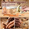 ZGROCK Wood Carving Kit Deluxe Whittling Knife Set 15PCS Wooden