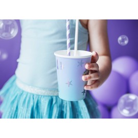 Seaside Shell Starfish Party Paper Cups x 6 Mermaid Party