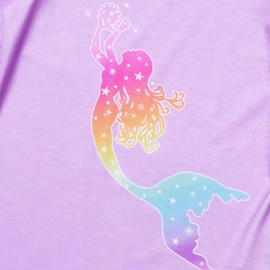 Jxstar Rainbow Mermaid Pajamas Princess Girls Pj Sets Fall Size 8 9