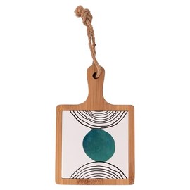 Venice lido Small Bamboo Stoneware Chopping Board