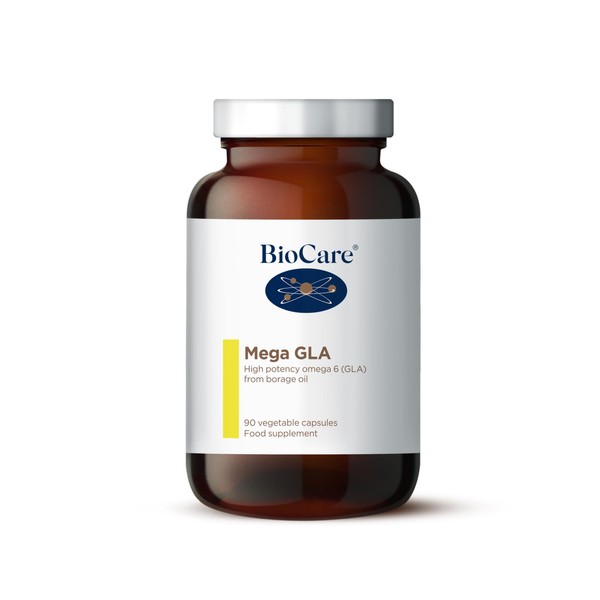 BioCare Mega GLA | Omega-6 from Borage Oil - 90 Capsules