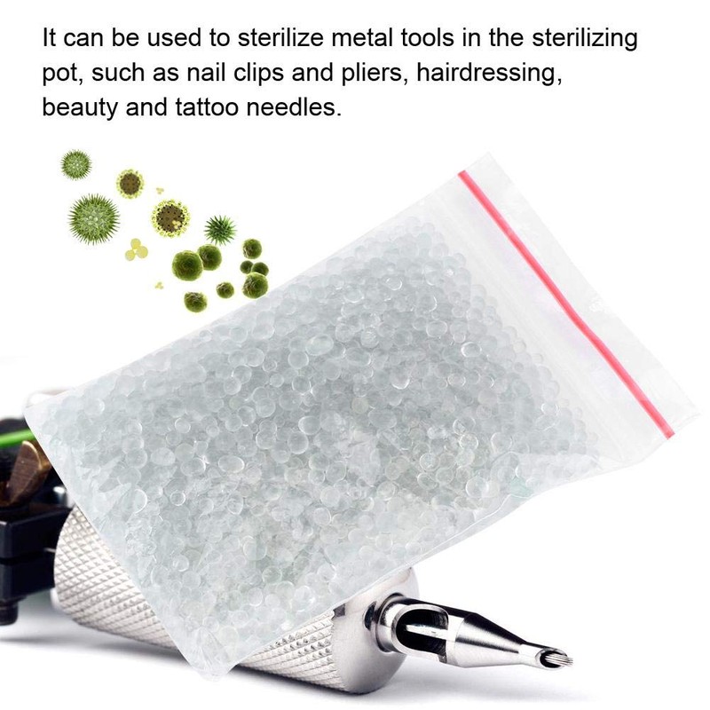 Makartt Steriliser Beads 120g Glass Beads Per Pack Dry Glass