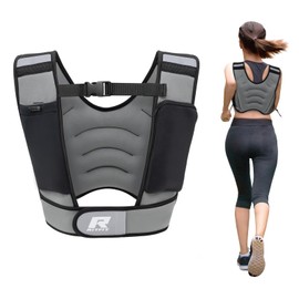 RitFit Weighted Vest, 4lb/8lb/10lb/12lb/15lb/20lb Weight Vest with Reflective Stripes, Weight Vest Adjustable for Women and Men Workout, Strength Training, Running, Fitness, Jogging, Walking