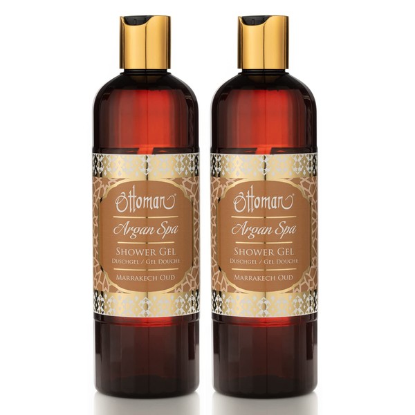 Ottoman Argan Spa Marrakech Oud Shower Gel Pack of 2