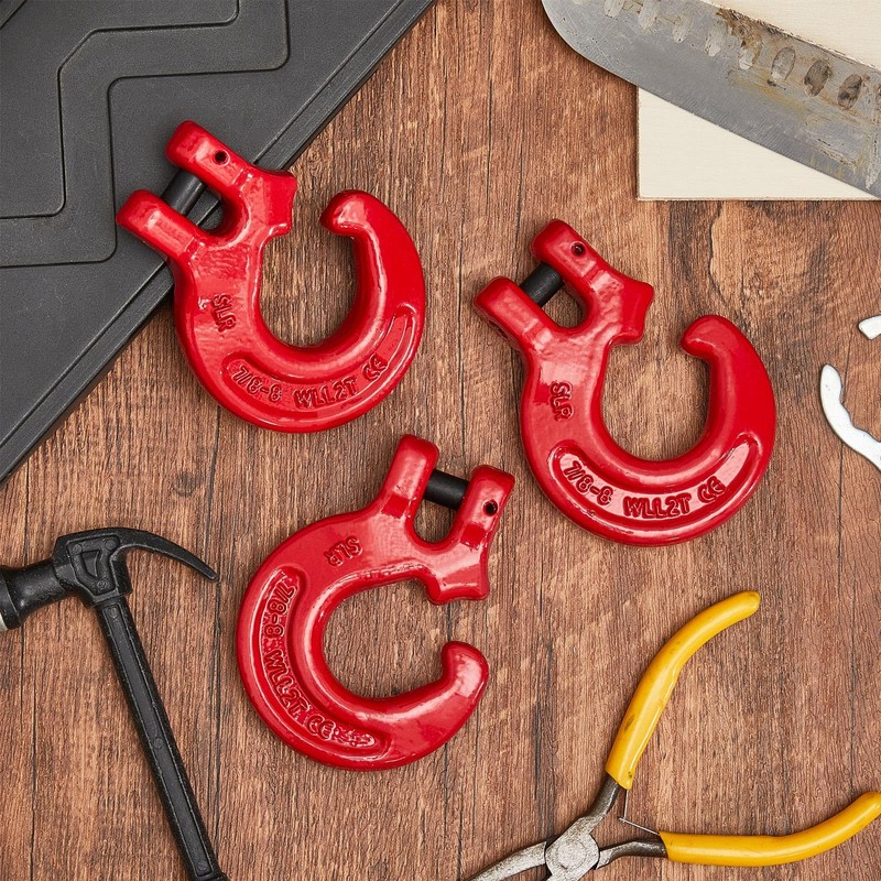 Therwen 4 Pack 5/16" G80 Logging Chain Choker Hook Slip